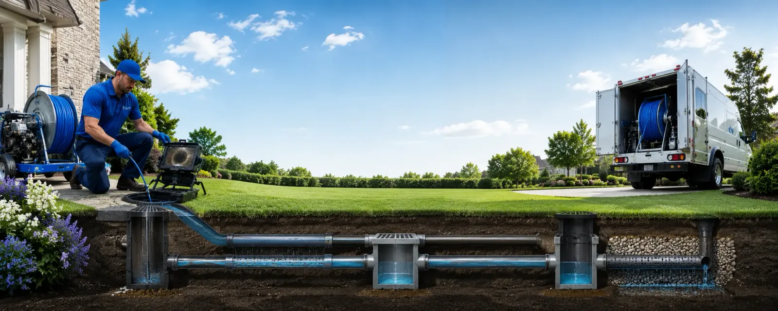Outdoor drain cleaning information for Amboy, WA